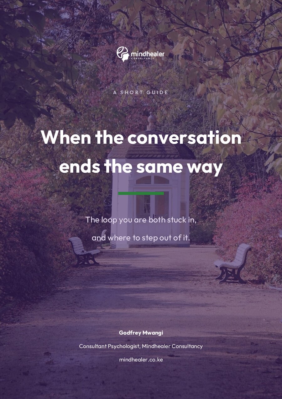 When the conversation ends the same way